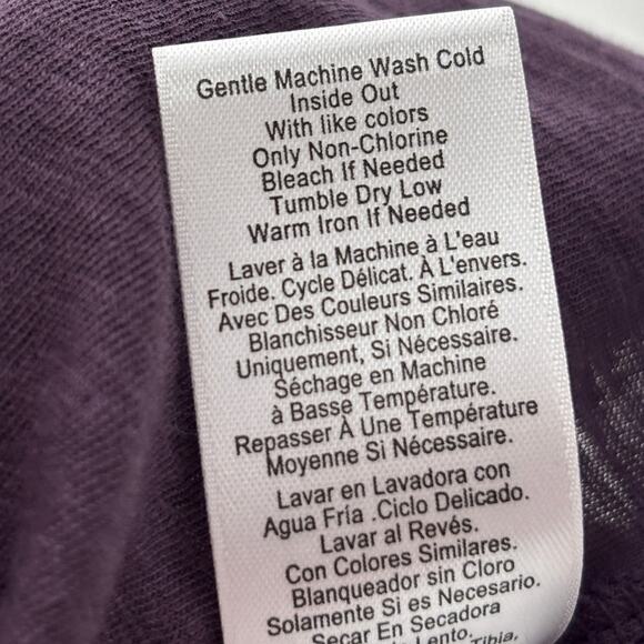 Nation LTD Purple Plum Shelby Keyhole Front Cutout Long Sleeve Top - Picture 11 of 11